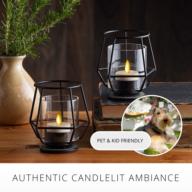 Luminara Flameless LED Tea Light Candle, 1.4" x 2", Pack