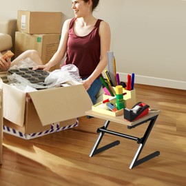 Label Holder for Rolls and Fan-fold Labels, Shipping Thermal Label Holder for Desktop Thermal Printer, Thermal Printer Accessory Supplies for Home, Office, Small Business-White