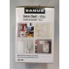 Sanus 1-Gang Specialty Size Outlet Shelf White Plastic Indoor Wall