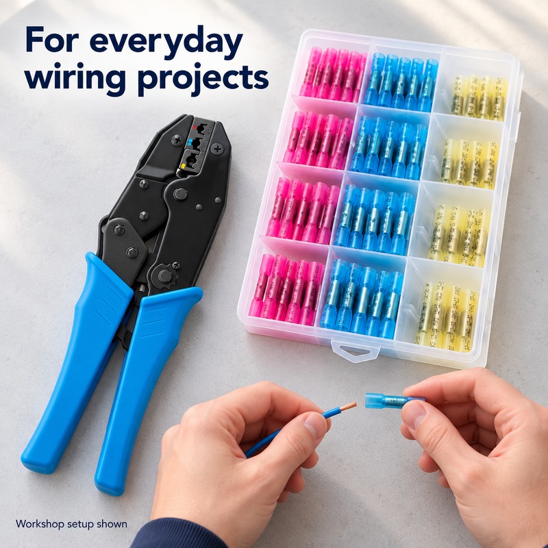 Waterproof Heat Shrink Butt Connectors for Electrical Wire Repairs –