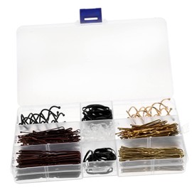 PACKOVE U Shaped Bobby Pins Hair Ties Hair Accessories for Women Durable Reliable for All Hair Types for DIY Hairstyles