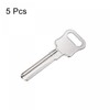 sourcing map Key Blank, 35mm Length 2 Slot Brass New