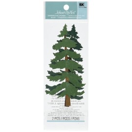 Jolee's By You Dimensional Sticker, Pine Trees