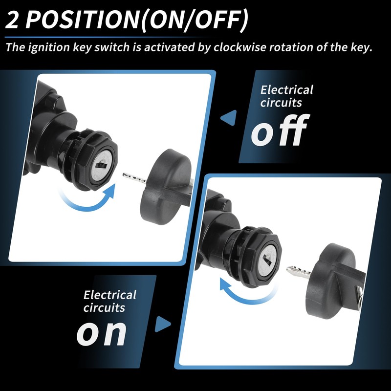 Motoforti Ignition Key Switch for Arctic Cat ATV 650 700