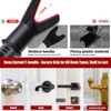 2 Pack Door Security Bar – Anti-Slip 600LB Heavy Duty