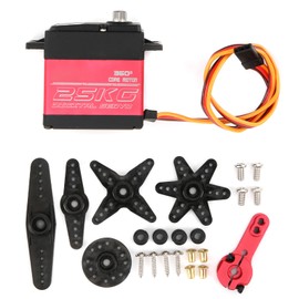 FT6325M 25KG Standard Metal Gear Servo High Torque RC Servo Durable RC Car Accessory