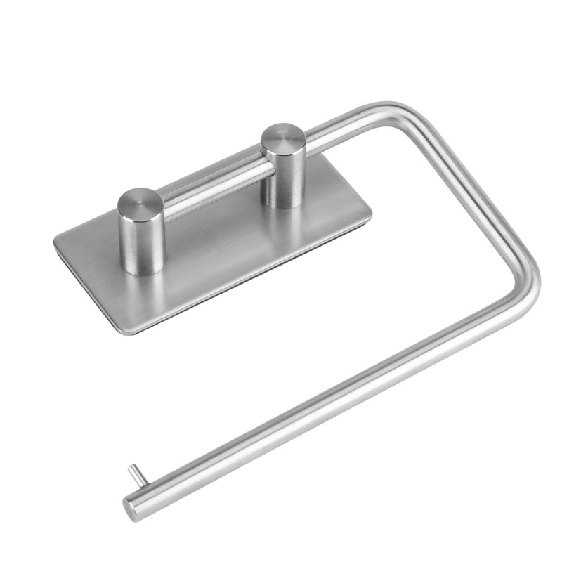 Wall Mounted Stainless Steel Roll Paper Holder Tissue Towel Rack