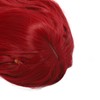 Red Long Straight Wigs with Bang Synthetic Heat Resistant Breathable
