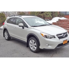 FASTMODZ Rally Armor MF26-UR-BLK/GRY Compatible with 13+ Subaru XV Crosstrek Black Mud Flap with Grey Logo