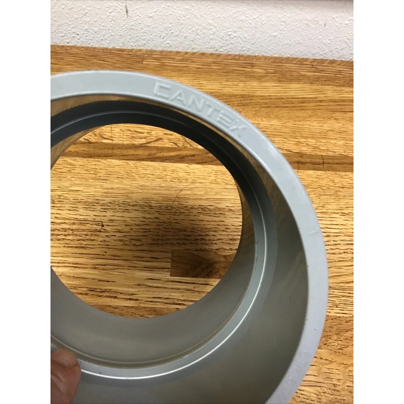 Varied One 4" PVC Electrical Conduit Coupling Schedule 40 Gray