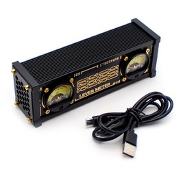 Sound Activated VU Meter RGB Backlight Desktop Audio Visualizer Plug&Play