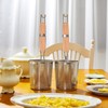 Tessco 4 Pcs Pasta Strainer, 4.7" x 5.2'' Stainless Steel