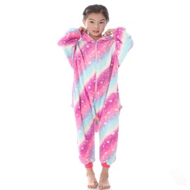 MZSYLK Kid Unicorn Onesies Unisex One Piece Jumpsuit Cosplay Costume Christmas for girls Boy