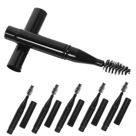 SAFIGLE 6Pcs Eyelash and Eyebrow Brushes Handle Makeup Tools for Precise Application Portable Eye Lash Brush Wands for Travel Versatile Makeup Use