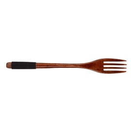 Tbest Wooden Fork, Waffle Iron, Kitchenware, Cutlery for Picnic, Barbecue, Cam, Parties, Daily Meals