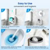 2 Pack Disposable Toilet Brush with 48 Refills, Toilet Bowl