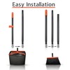 Broom and Dustpan Set for Home, JEHONN Long Handle Lightweight