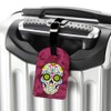 Nicokee Sugar Skull Suitcase Bag ID Luggage Tag Set Bag