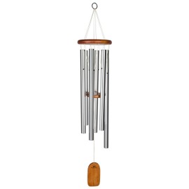 Woodstock Chimes AGLS Amazing Grace Chime, Large, Silver