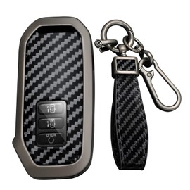 KUNIO Key Case for KIA EV6 GT K5 K7 K8 Sportage GT-Line Sorento 4 MQ4 Sedona Carnaval MPV 2020-2023 Metal Case Car Key Protection Key Chain Gift 7 Buttons A Black
