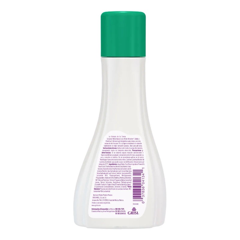 Hinds Crema Hidratante Natural Piel Seca Sábila Vitamina