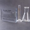 Acrylic Periodic Table Display with 85 Elements Inside Teaching Chemical