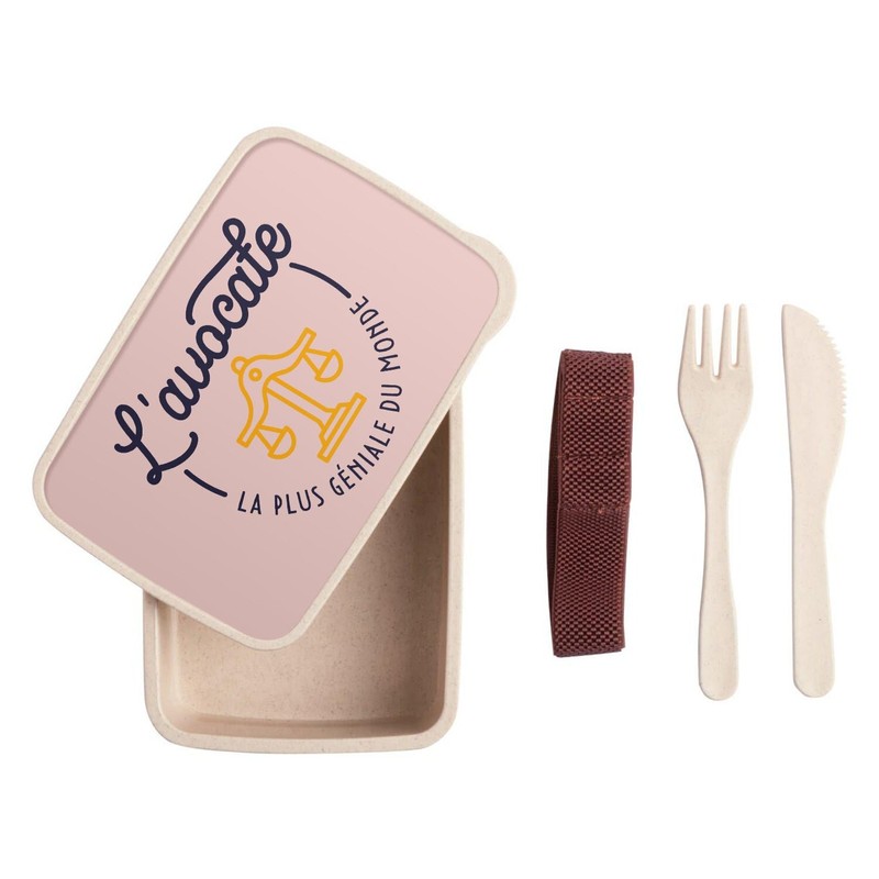 Fabulous Lunch Box Lunchbox mit Besteck, Rosa – La meilleure
