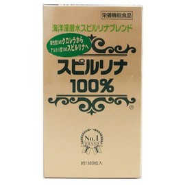 Japan Alge 100% Marine Deep Water Spirulina 6.1 oz (200 mg) x 1500 Tablets, Set of 5