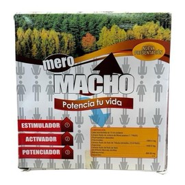 Mero Macho Potencia Tu Vida – 15ml Dietary Supplement | 10 Microbacteria Blend for Men’s Health, Vitality & Fitness Support