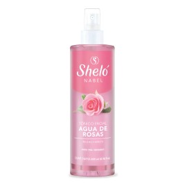 Tónico Facial Agua Rosas Hidratante Sheló Nabel 265ml