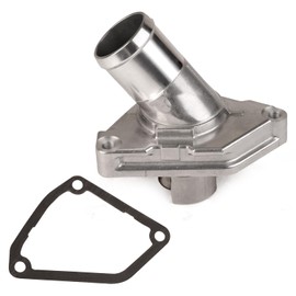 MILIPARTS Upgrade Aluminum Engine Coolant Thermostat Housing Compatible With Infiniti EX35 EX37 FX35 FX37 G25 G37 I30 M35h M37 Q40 Q50 Q60 Q70 Q70L QX50 QX60 QX70 Nissan 370Z Maxima 1996-2019 3.0L