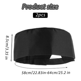 oruola Sushi Chef Hat,Black Chef Hat,Polyester Cotton Chef Cap with Breathable Mesh,Adjustable Chef Hats for Men Women,Cook Hat for Kitchen Cooking Service,Hat Circumference 22.83-25.2In Sushi Hat