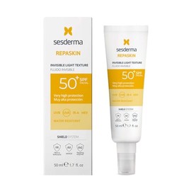 Sesderma Repaskin Fluido Facial Invisible con Aantioxidantes y Enzimas Reparadoras SPF50+ 50ml