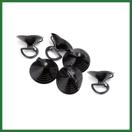 Motoforti 2 Pcs Suction Cup Black Mesh Window Curtains Car Sun Shade 70 x 45cm Long-lasting