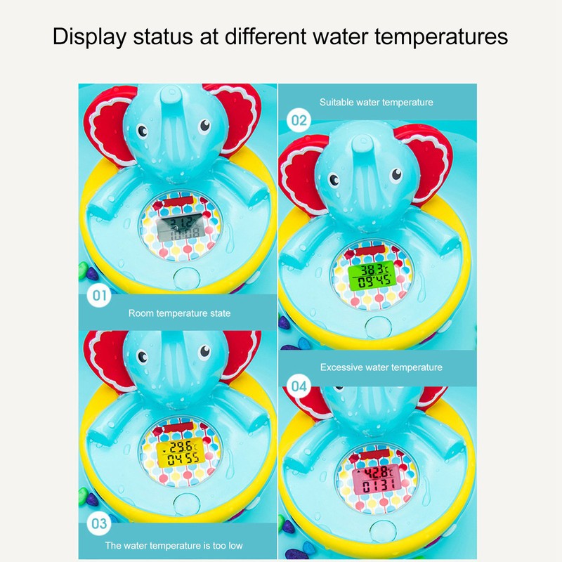 Intelligent Baby Bath Thermometer High Accuracy HD Display Automatic Water