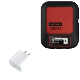 BoxWave Charger Compatible with Garmin inReach Messenger Plus - PD GAN miniCube (30W), 30W Tiny PD GAN Type-C Wall Charger - Winter White