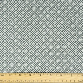 Stitch & Sparkle 100% Cotton 44" Sewing & Craft Fabric by The Yard, Steel