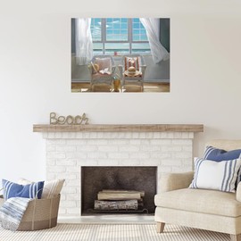 Fine Art Canvas Companions Canvas Wall Decor by Artist Karen Hollingsworth for Living Room, Bedroom, Bathroom, Kitchen, Office, Bar, Dining & Guest Room - Ready to Hang - 32 in x 24 in