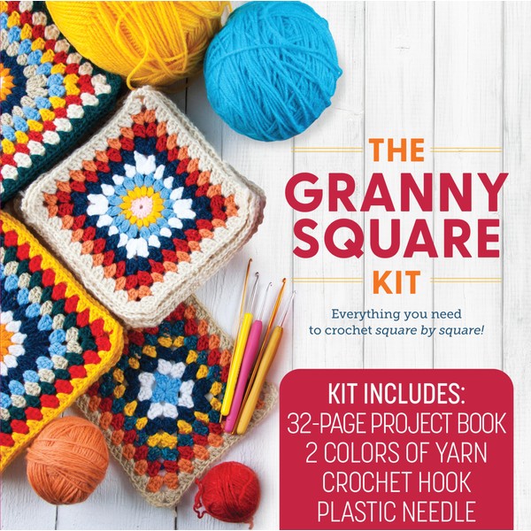 The Granny Square Kit: Everything You Need to Crochet Square