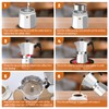DITOSH 14 Cup Aluminum Espresso Stovetop Moka Pot Express Coffee