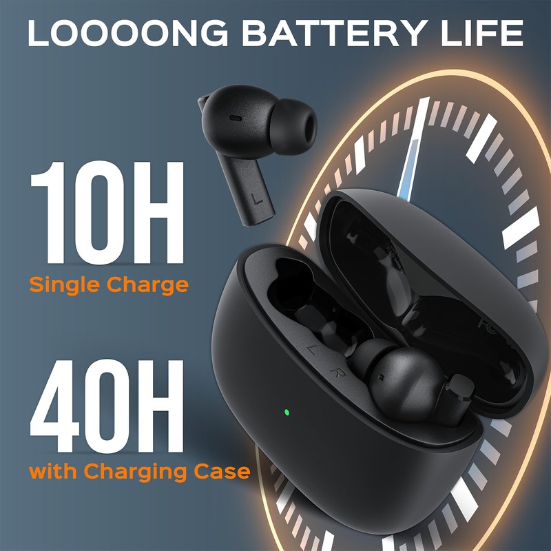 TREBLAB X8 True Wireless Earbuds - Active Noise Cancelling, Bluetooth