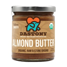 Dastony Organic Raw Almond Butter, 8 oz | Only One Ingredient | Vegan, Paleo and Keto Friendly, Non GMO, Gluten-free - Pack of 1