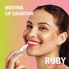 Ruby Kisses Salvation Lip Gloss, Lightweight, Juicy Shine, Menthol Infused