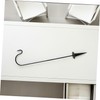 SUPVOX Shepherd Hook Iron Outdoor Hanging Hanger for Garden Decor