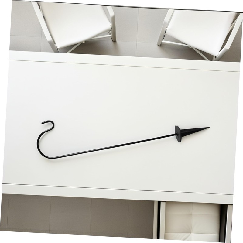 SUPVOX Shepherd Hook Iron Outdoor Hanging Hanger for Garden Decor