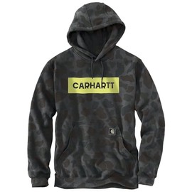 Carhartt Men's Big & Tall Loose Fit Midweight Graphic Sweatshirt, Shadow Signature Camo