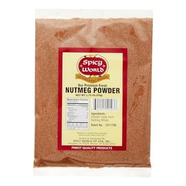 Spicy World Nutmeg Powder 1.75oz (50GM) - Premium Quality, Pure, Vegan, All Natural