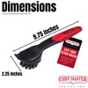 Cast Iron Scrub Brush & Scraper, Dish Scrubber Brush with