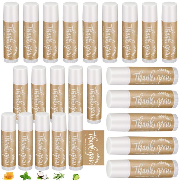 Leelosp Wedding Thank You Lip Balm Bulk Small Natural Moisturizing