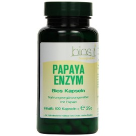 Bios Papaya Enzym, 100 Kapseln, 1er Pack (1 x 39 g)